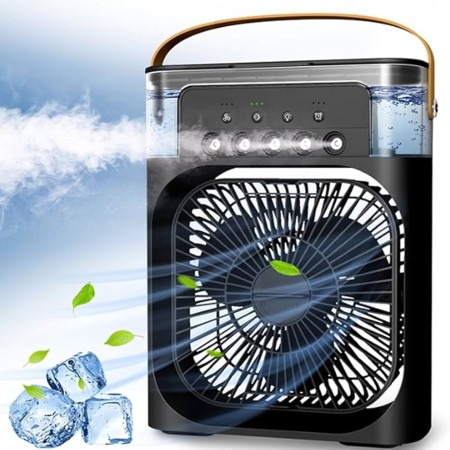 Mist Fan (শুধু Usb Dc কারেন্ট)  Direct Line 3 In 1 Fan Small  Air Cooler 600ml Water Tank NOT a rechargeable fan
